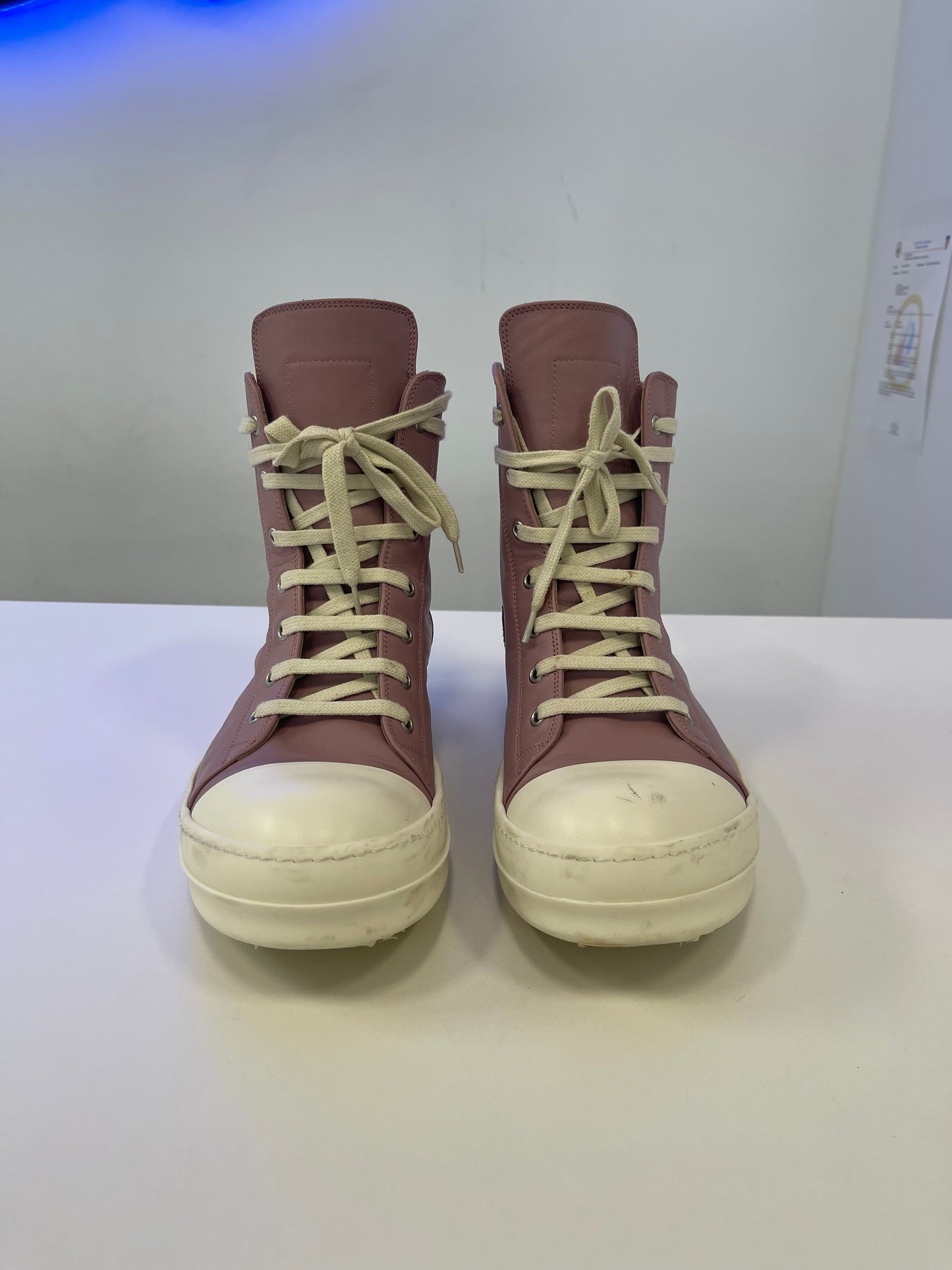 Rick Owen Pink Ramone Highs (USED)