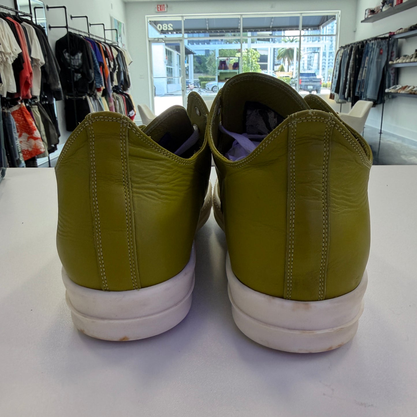 Rick Owens Luxor Ramone Low 'Acid Milk' (Used)(No Box)