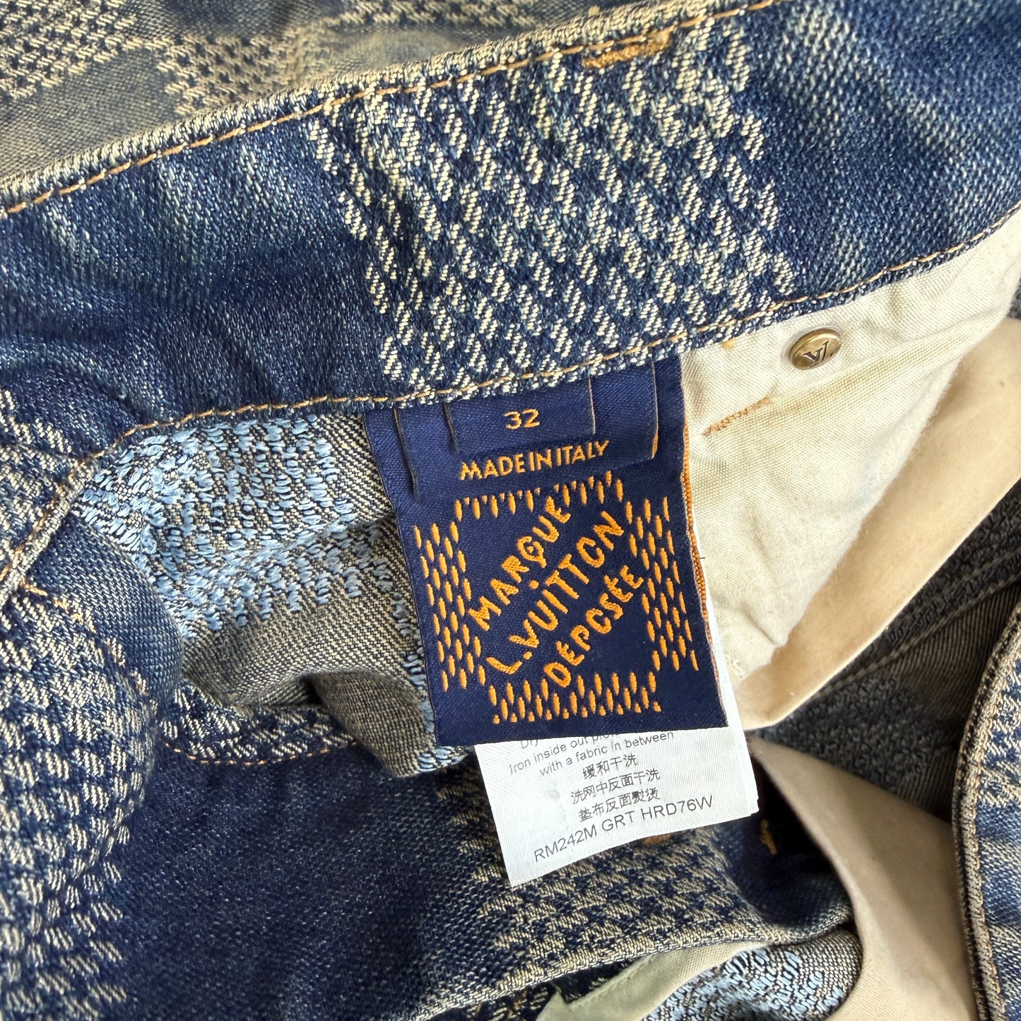 Louis Vuitton Damier Washed Denim
Skate Pants