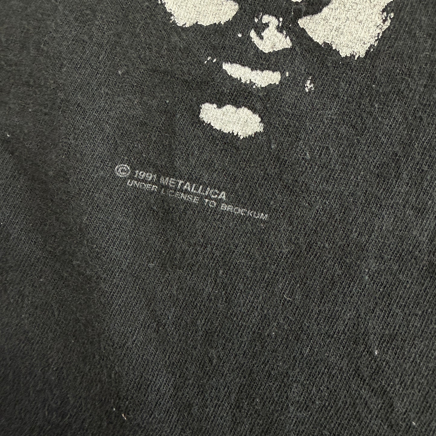 Vintage Metallica 1991 Faces Tour Tee Faded