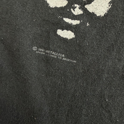 Vintage Metallica 1991 Faces Tour Tee Faded