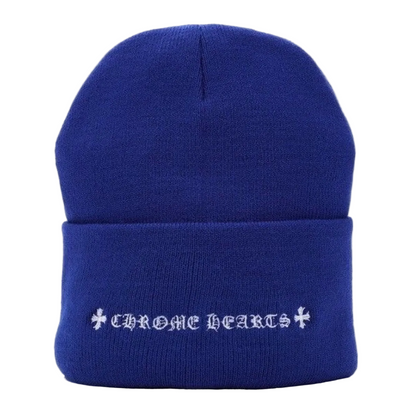 Chrome Hearts Blue CH beanie