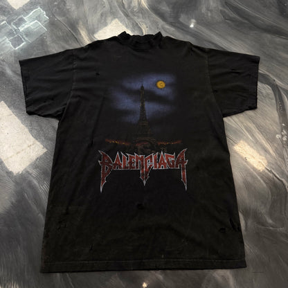 Balenciaga Paris Moon Double Front T-Shirt