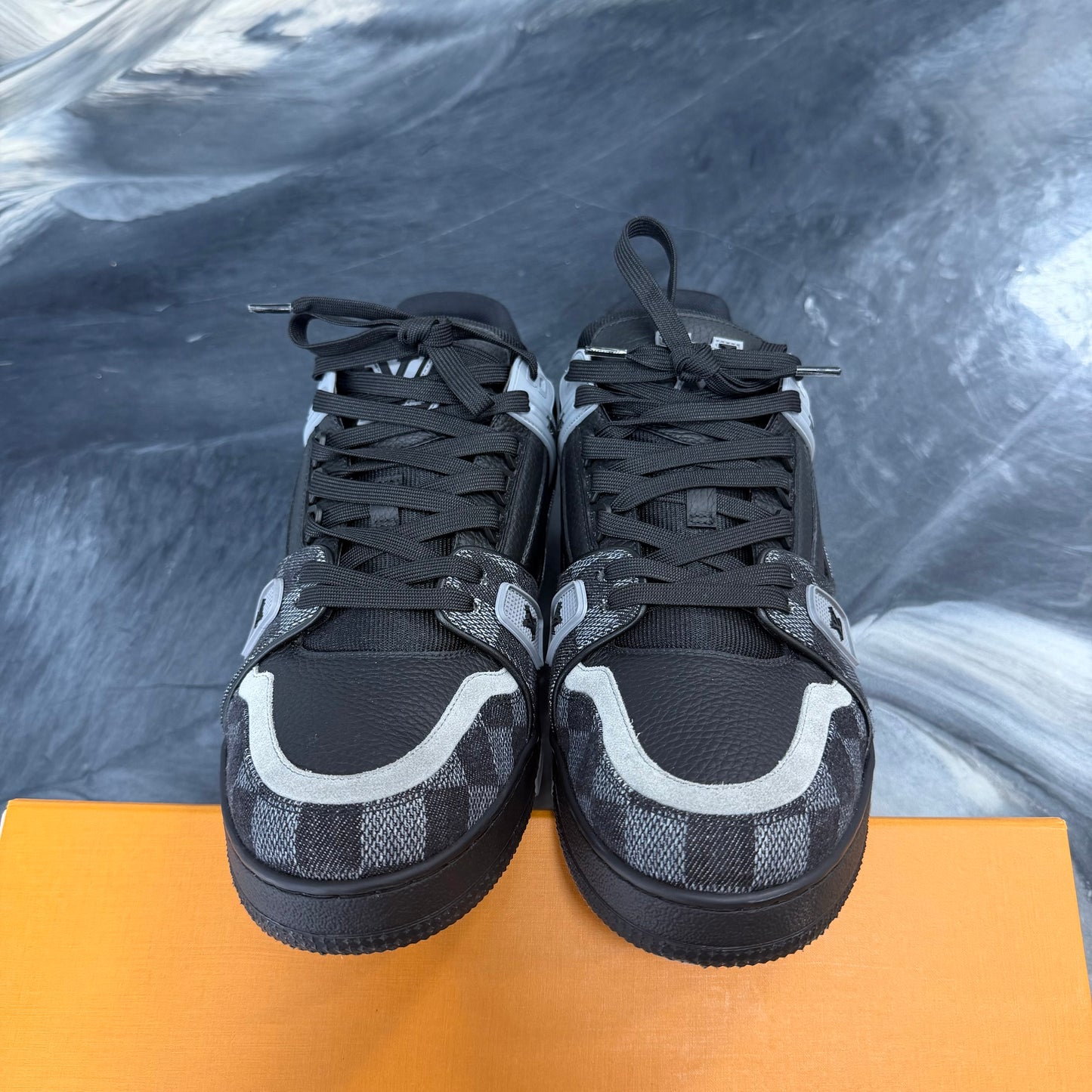 Louis Vuitton LV Trainer Black Damier Denim