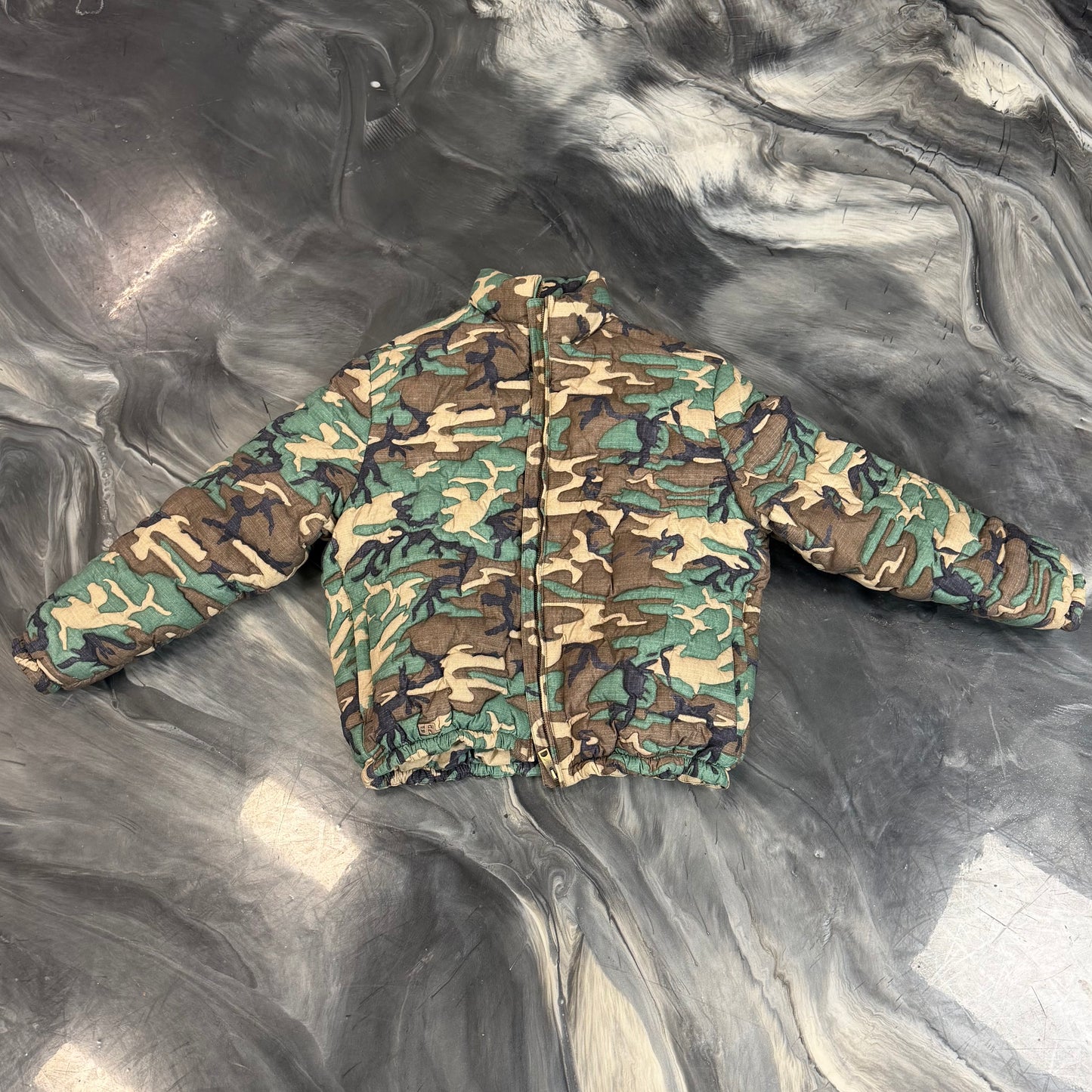 ERL Camo Quilt Puffer Coat