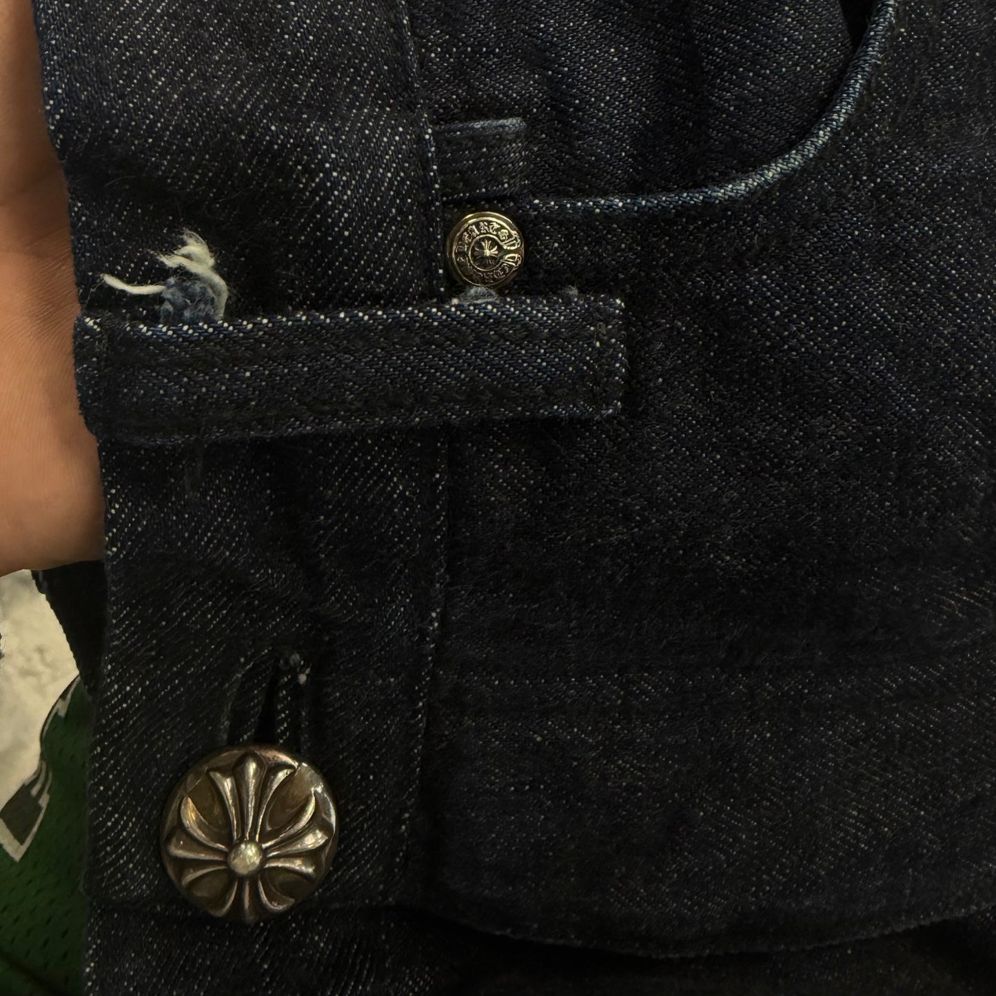 Chrome Hearts Plain Raw Denim Jeans