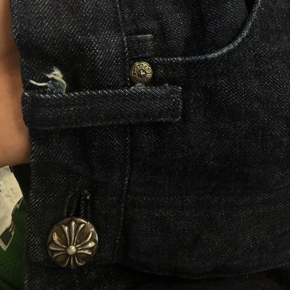 Chrome Hearts Plain Raw Denim Jeans