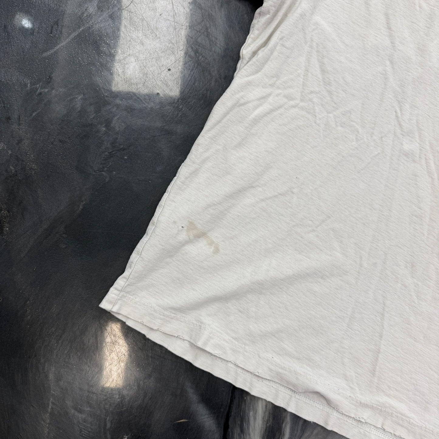 Acne Studios Logo 1996 Distressed Short Sleeve Tee White