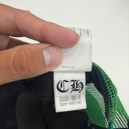 Chrome Hearts CH Hollywood Trucker Hat (Black/Green)