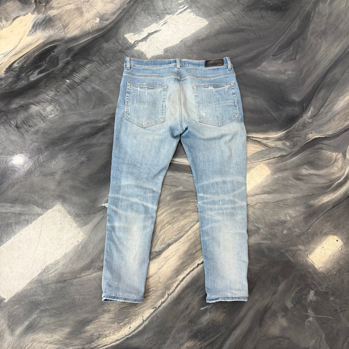 AMIRI MX1 Distressed Skinny Jeans