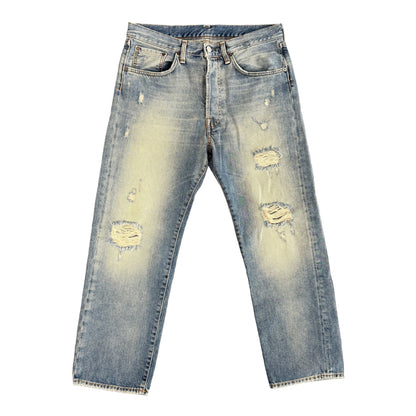 Acne Studios 2003 Detroit Distressed Cropped Denim Jeans  ￼