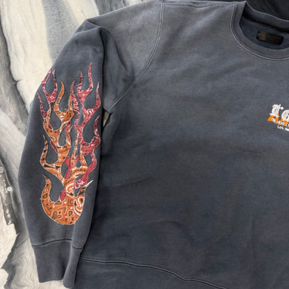 Amiri T.G.C.W. Flame Crewneck Sweater