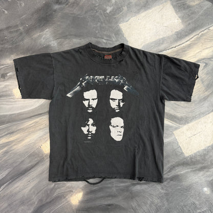 Vintage Metallica 1991 Faces Tour Tee Faded