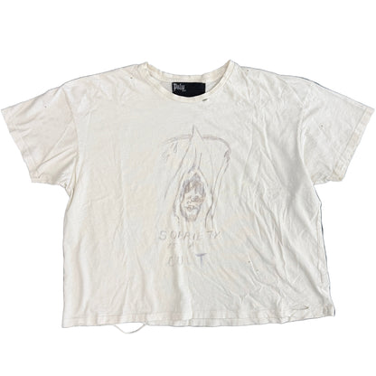 Paly Hollywood Sobriety Is A Cult Tee White