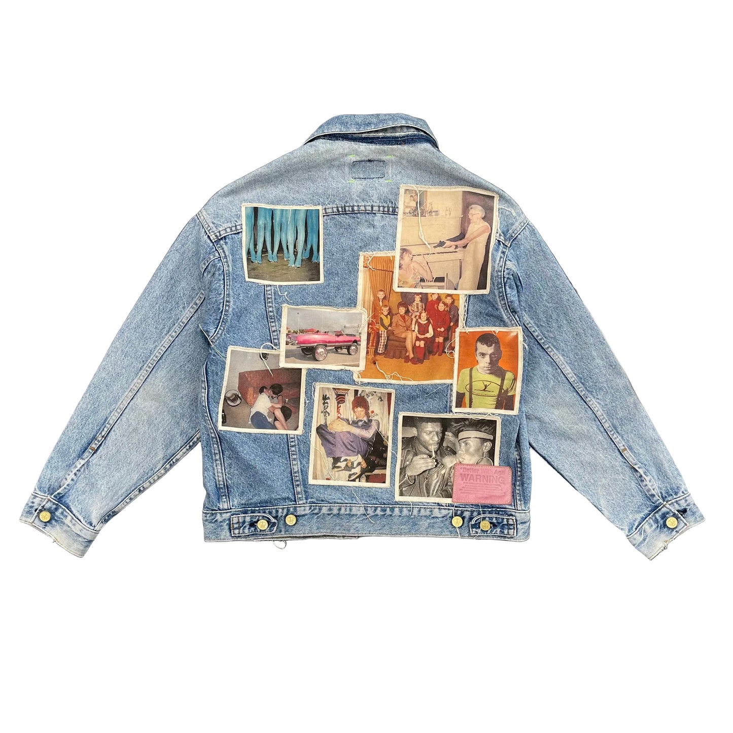 Better With Age Portrait Denim Jacket