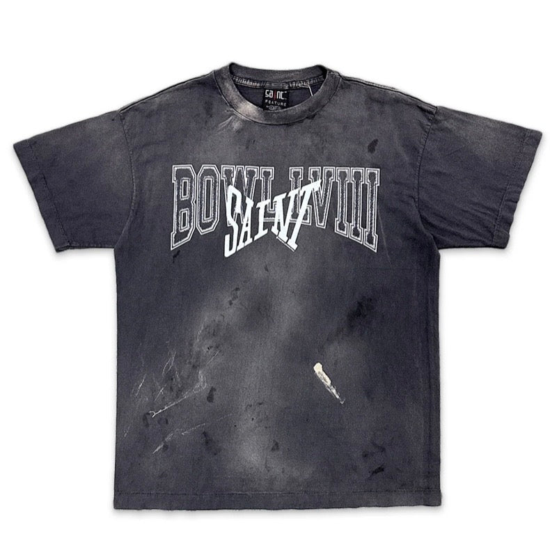 Saint Michael Bowl Tee Vintage Black