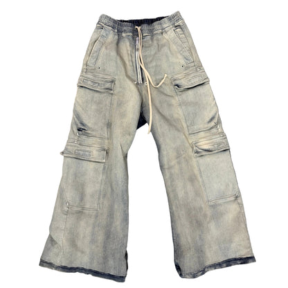 Rick Owen Sky Denim Cargo Bela
