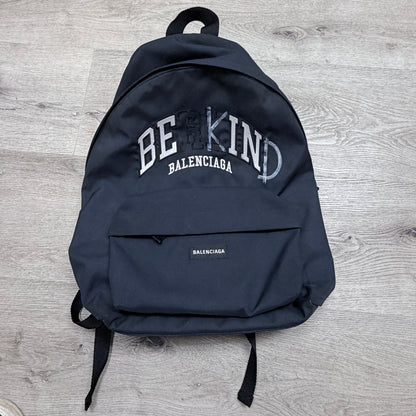 Balenciaga Be Kind Backpack Black
