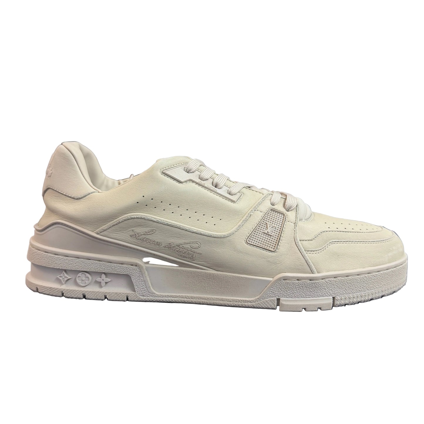 Louis Vuitton Trainer Beige/White Distressed (USED NO BOX)