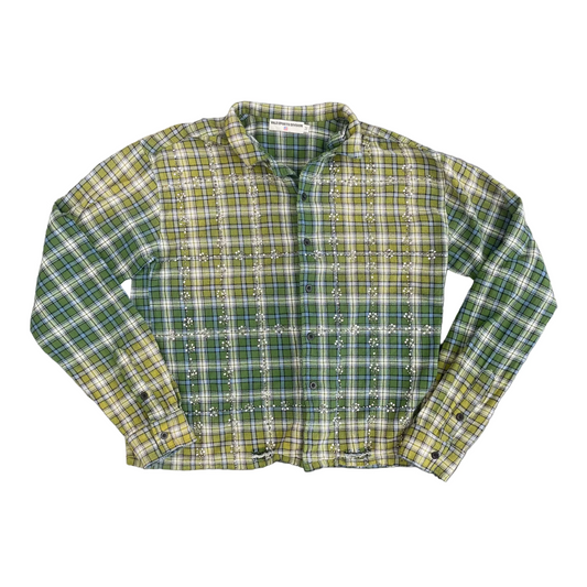 VALE Forever Rhinestone Vintage Wash Flannel
