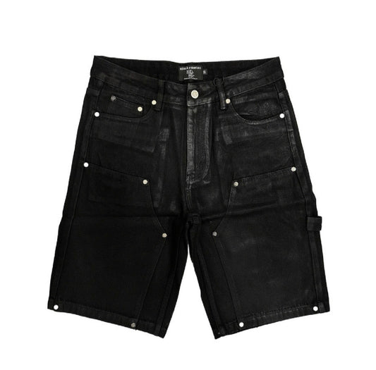 Mixed Emotion Worker Wax Shorts
