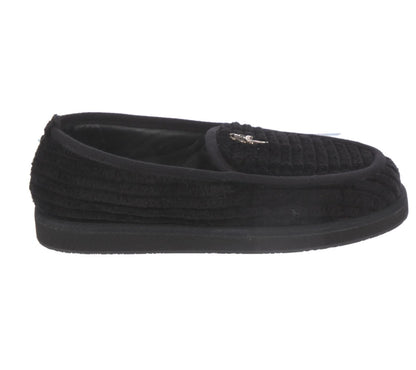 Chrome Hearts Corduroy Dagger Slip-Ons Black (USED)