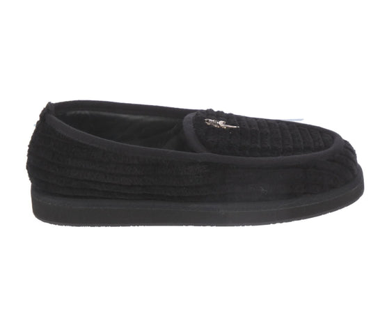 Chrome Hearts Corduroy Dagger Slip-Ons Black (USED)