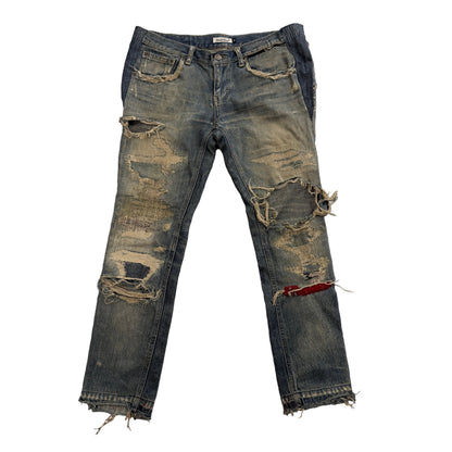 AWO4 Undercover 68 Red Yarn Denim
