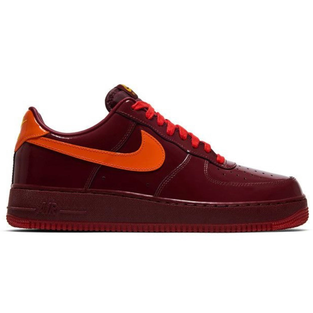 Nike Air Force 1 Low Patent Leather Dark Team Red
