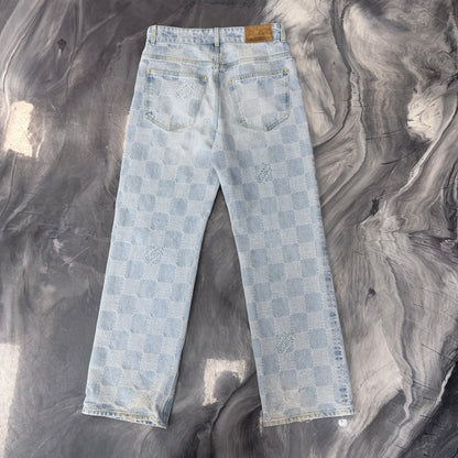 Louis Vuitton Damier Blue Skate Denim