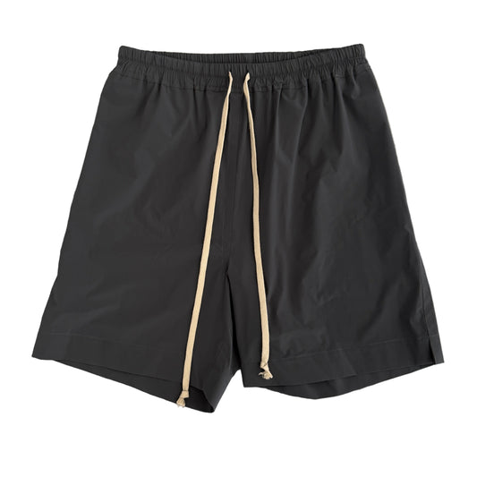 Rick Owens Babel Nylon Long Boxer Shorts Blujay
