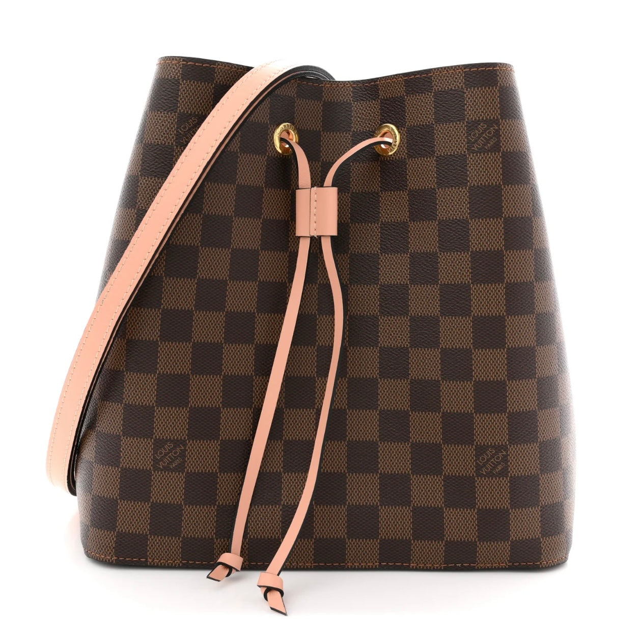 Louis Vuitton Damier Ebene Neonoe MM Venus Pink
