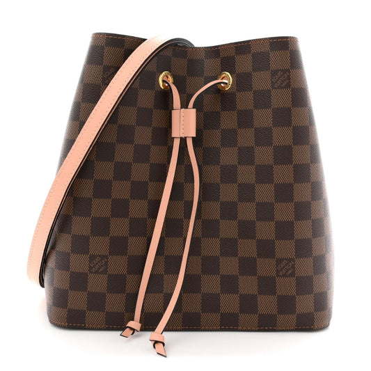 Louis Vuitton Damier Ebene Neonoe MM Venus Pink