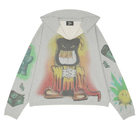Triple Seven Vices Hoodie Grey