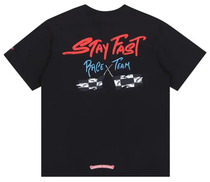 Chrome Hearts Matty Boy Stay Fast Black Short-sleeve Tee