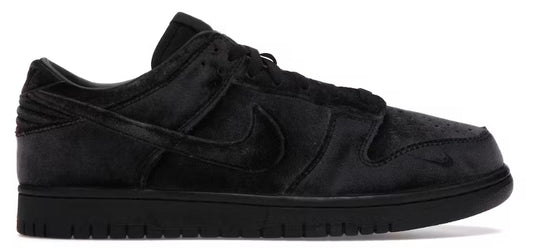 Nike Dunk Low Dover Street Market Triple Black Velvet (Used)(BF)