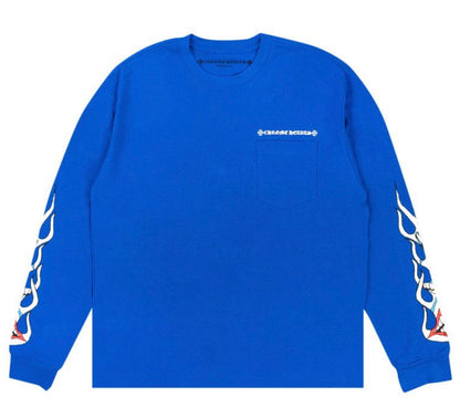 Chrome Hearts x Matty Boy Space Long-Sleeve T-Shirt 'Blue'