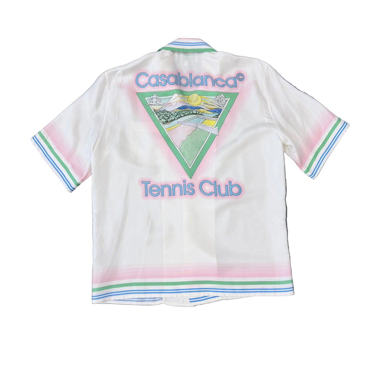 Casa Blanca Tennis Club Silk Button Up