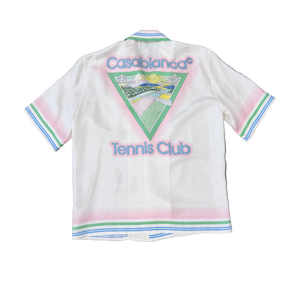 Casa Blanca Tennis Club Silk Button Up