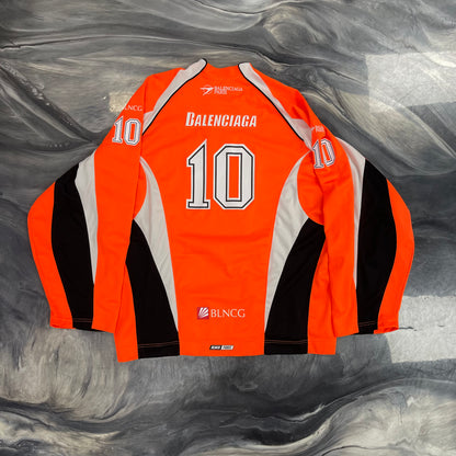 Balenciaga Long-Sleeve Hockey Jersey
