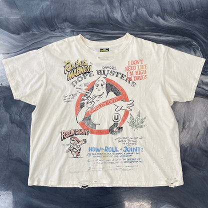 Greedy Unit Dope Busters Cream Short Sleeve Tee