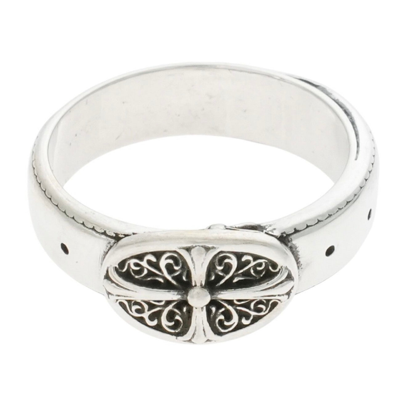 Chrome Hearts Oval Belt Ring Sliver