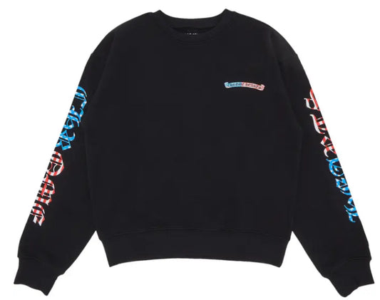 Chrome Hearts Matty Boy America Crewneck Sweatshirt Black