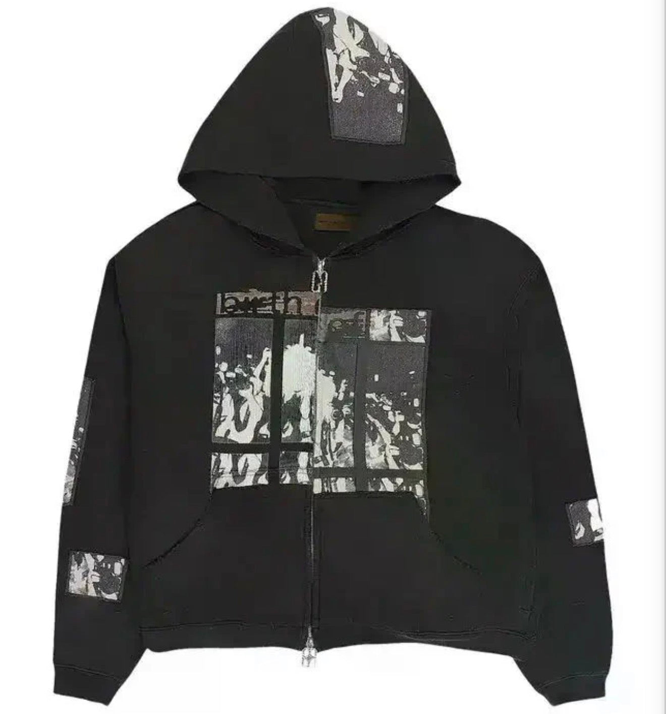 BIRTH OF ROYAL CHILD POSTER PATCH ZIP HOODIE