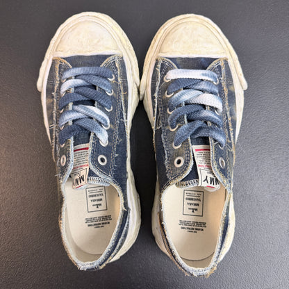 MAISON MIHARA YASUHIRO Blue Peterson 23 Washed Denim Sneaker (USED NO BOX)