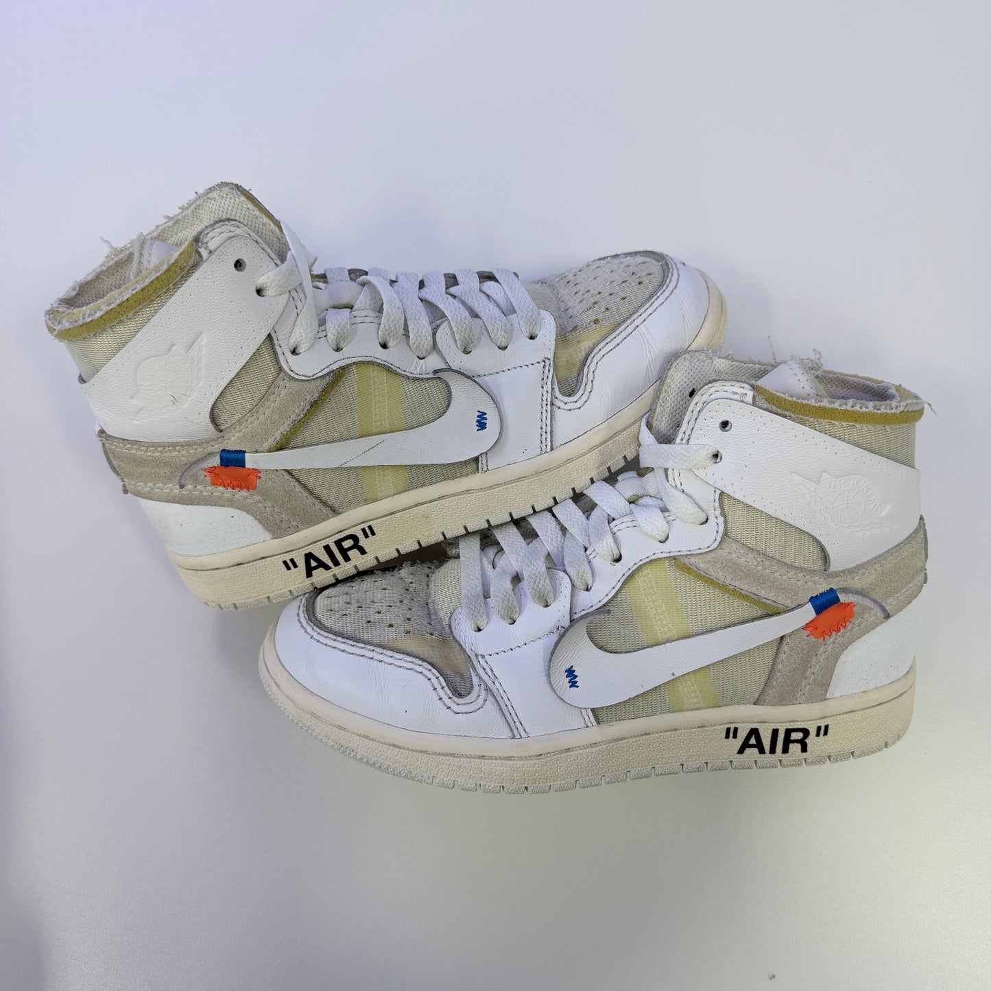 Off-White x Air Jordan 1 Retro High OG White 2018 (USED OG NONE)
