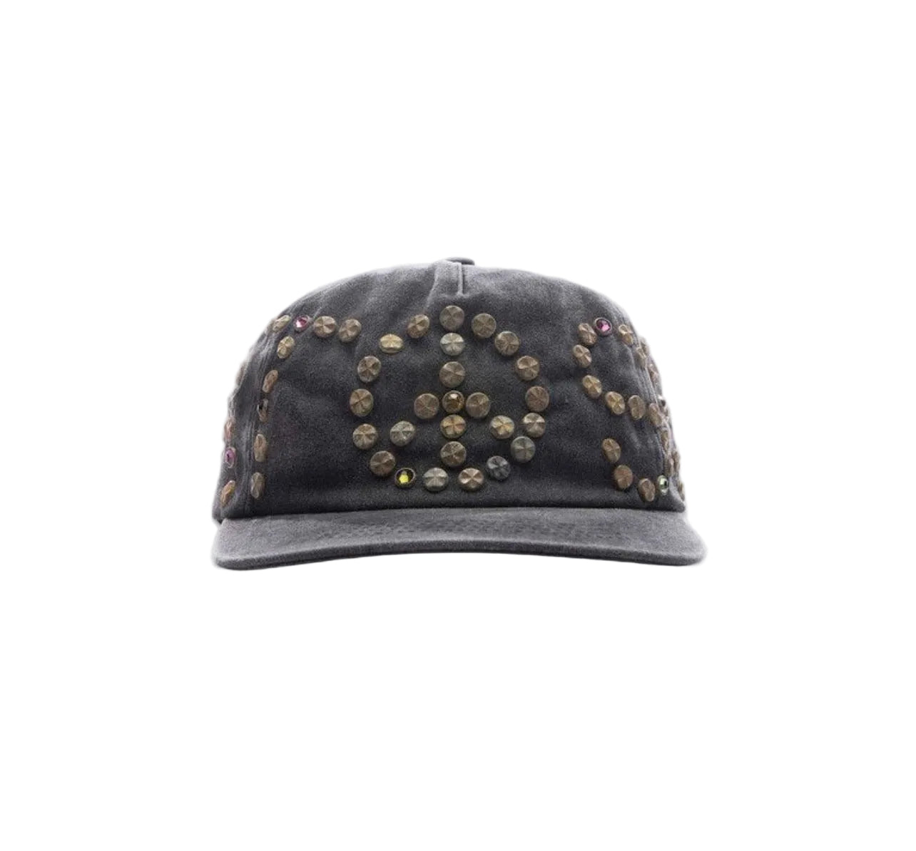 Satoshi Nakamoto studded wrap-around cap