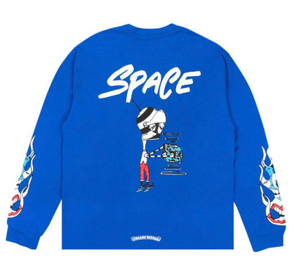 Chrome Hearts x Matty Boy Space Long-Sleeve T-Shirt 'Blue'