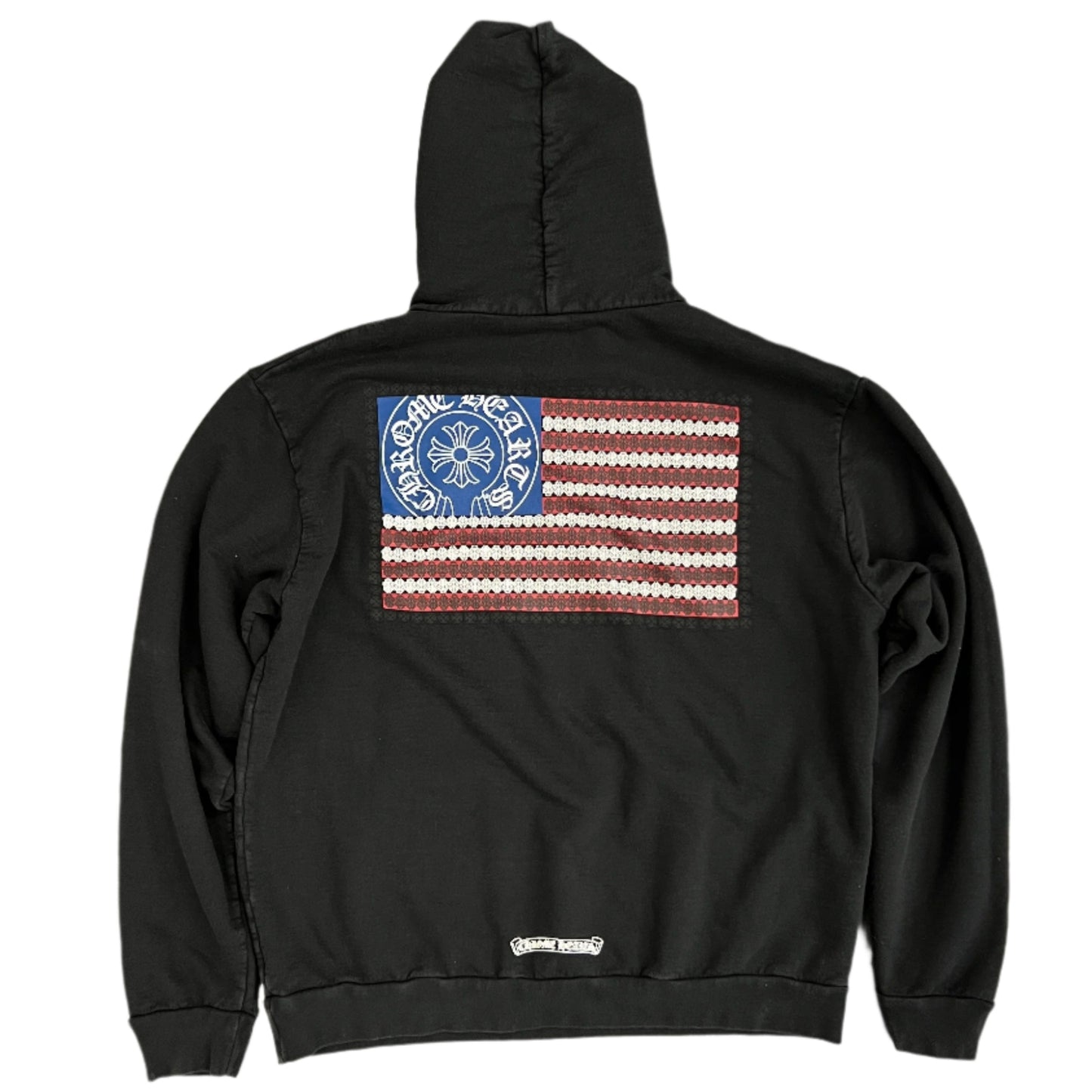 Chrome Hearts Flag Hoodie Black