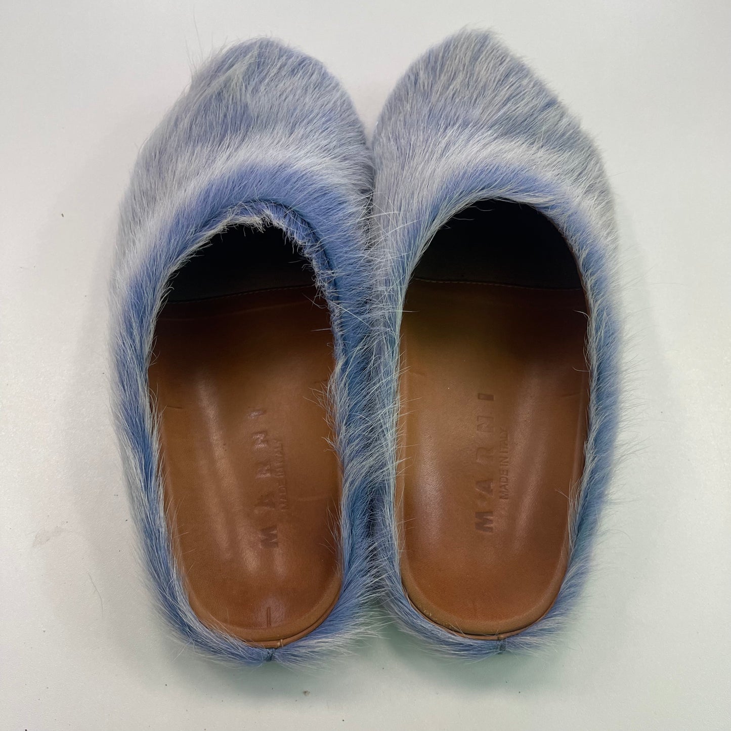 Marni Fussbet Sabot Mule Blue (USED)